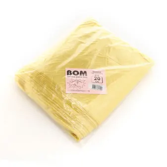 Saco de lixo 20 litros amarelo